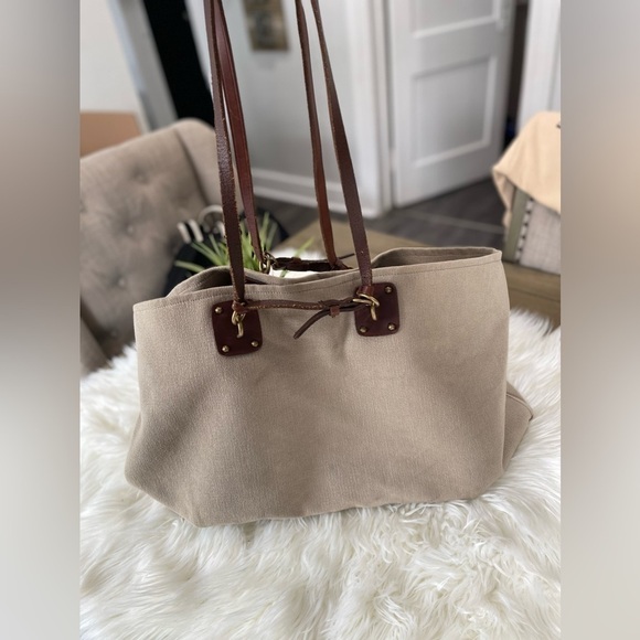 Bottega Veneta Handbags - Bottega Veneta Sardegna Tote Canvas With Leather XL